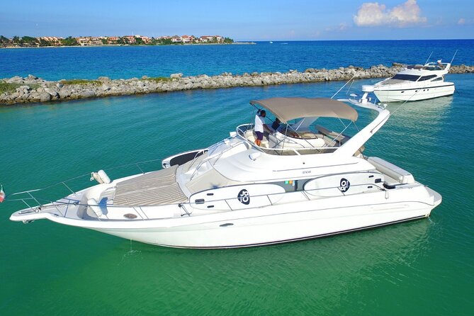 4 Hour - 51' Sea Ray, Tulum, Playa del Carmen, Riviera Maya - Meeting Point Reality: Show Up Where the Crew Expects You