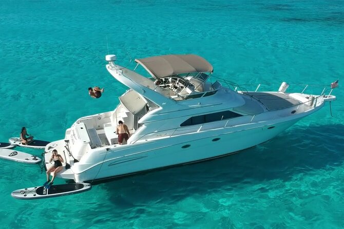 4 Hour - 51' Sea Ray, Tulum, Playa del Carmen, Riviera Maya - Price and the Real Cost Check (Tour Fee + Onboard Costs)