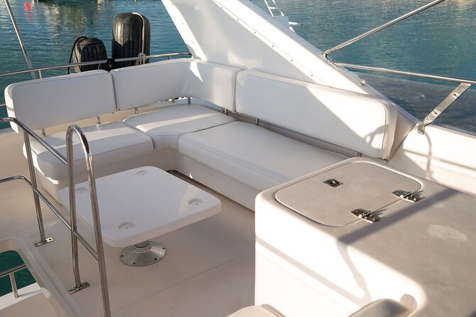 4 Hour - 60' Neptunus - Tulum, Playa del Carmen, Riviera Maya - Lunch, Premium Open Bar, and the On-Board Comfort That Counts