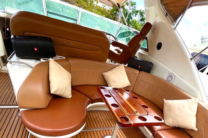 4 hours - Private 48ft Yacht all inclusive in Tulum and Playa del Carmen - Getting there from Playa del Carmen and optional Tulum pickup