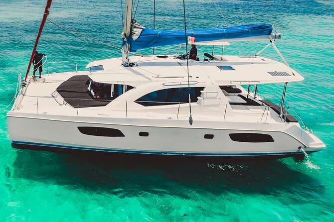 5H Private 44' Catamaran All-Inclusive - Tulum & Playa del Carmen - Stop 1 at In-Ha: calm reef snorkeling and real time to swim