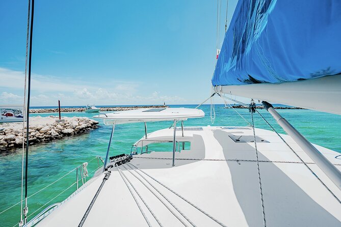 8-Hour Private 40' Cat 2 Stop to Cozumel, Food, Drinks & Snorkel - Second Reef Stop and a Sunset Return Through the Riviera Maya