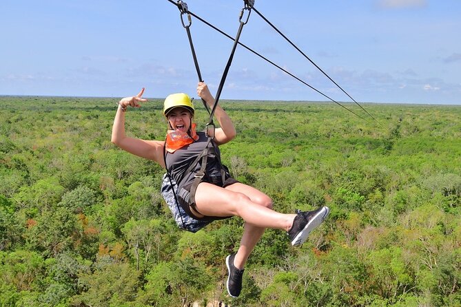 Adventure day to Tulum: ATVs, Cenote, Ziplines, lunch & transport - The real cost: $38.50 base price plus ecotaxes and fees