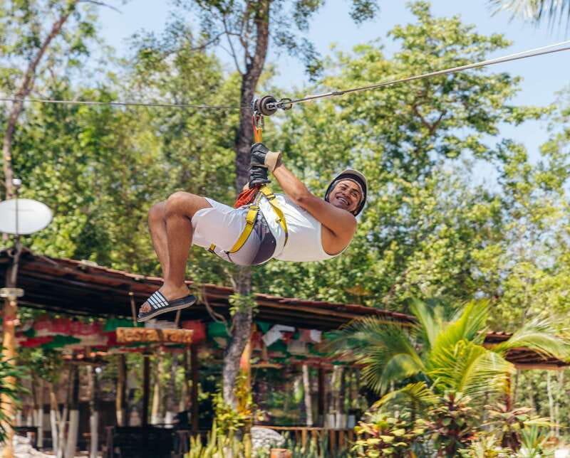 Air & Water Tour - How the day flows: from pick-up to zipline to open cenote