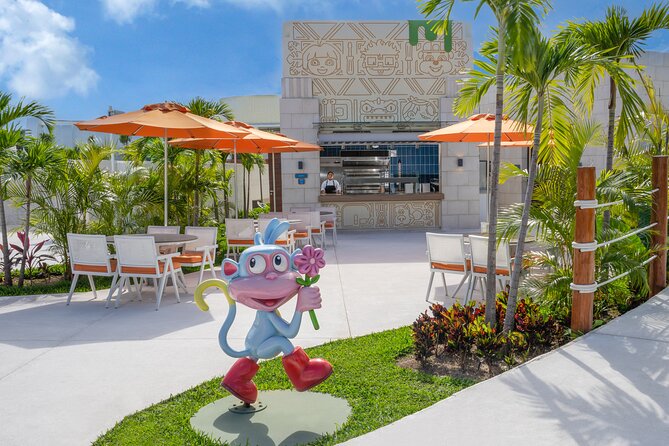 Aqua Nick - Water park Riviera Maya - Character energy: SpongeBob and PAW Patrol moments, with a timing reality