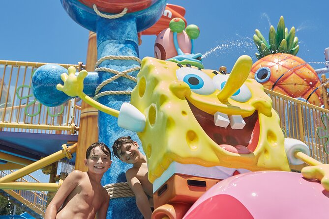 Aqua Nick - Water park Riviera Maya - Park logistics on the ground: lines, seating, and shopping