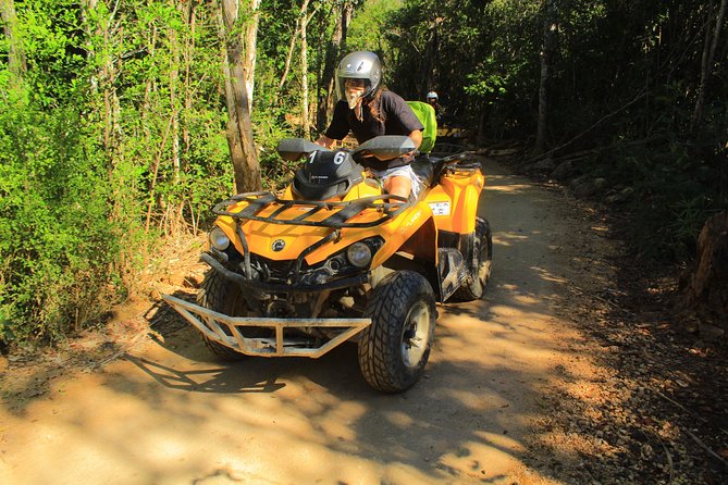 ATV Extreme and Snorkel Adventure from the Riviera Maya - The ATV extreme part: jungle driving, helmets, and real-world caution