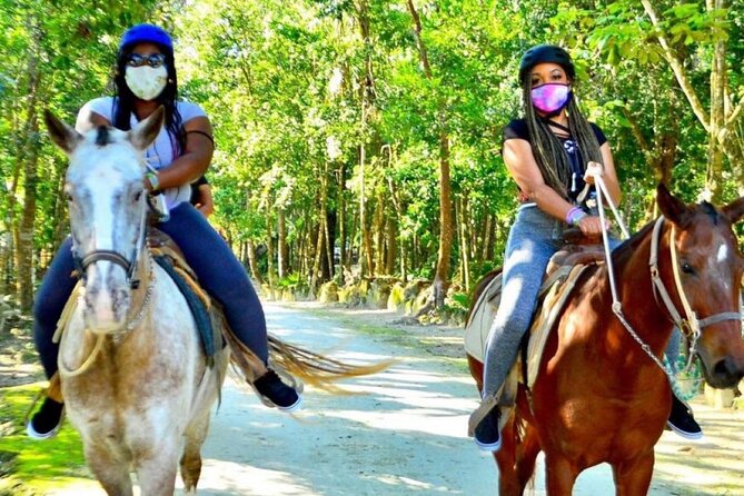 ATV & Horseback Ride with Ziplines Cenote from Playa del Carmen - Cenote Verde Lucero: your included swim break in a real freshwater sinkhole