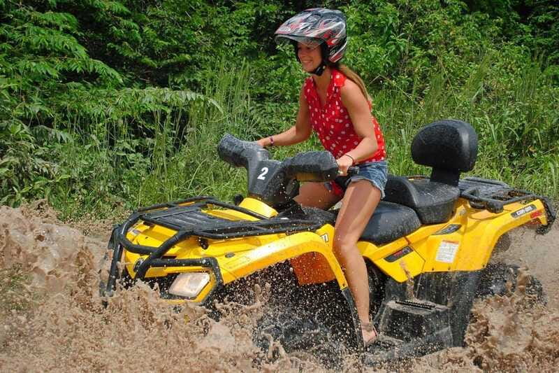 Atv , Zipline and cenote swim experience in the jungle! - Zipline Over the Jungle: Safety Gear and Why Line Count Matters