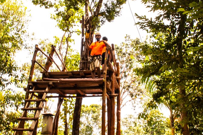 ATV , Zipline & Cenote from Playa del Carmen – Lunch Included - Zipline Circuit of 6 Lines: The Big Thrill (and the Phone Rule)