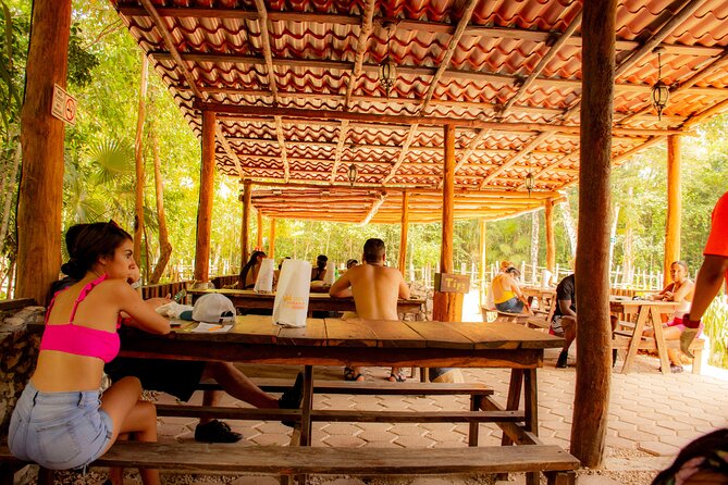 ATV , Zipline & Cenote from Playa del Carmen – Lunch Included - Cenote Swim: Crystal-Clear Water, Mayan Setting, and Real Swim Comfort