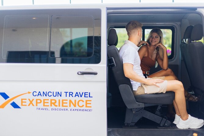 Cancun Airport: Private Shuttle to/from Riviera Maya or Tulum - Meeting Your Driver: Signs, Orange Logo, and Backup Bars