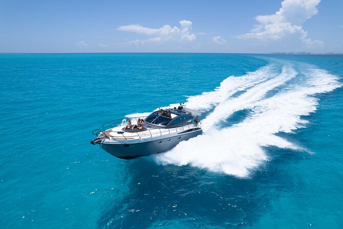 Cancun All Inclusive: Coast & Fun 9h on 50' Cranchi - What’s Actually Included on the Water (So You Can Pack Smart)