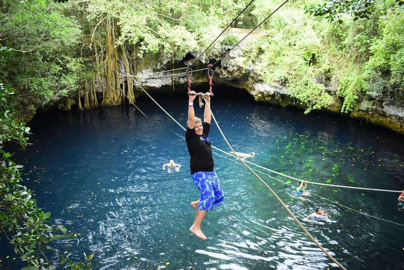 Cancun: Jungle ATV Tour, Ziplining, and Cenote Swim - The finish: Colonial Hacienda tacos, tequila tasting, and a short show