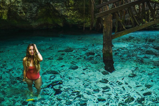 Cenote Cavern Tour and Swim with Sea Turtles in Akumal - The photo reality: no-phone rules and staged moments