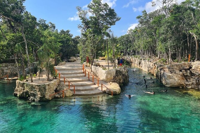 CENOTE DAY! with transportation from Cancun, Playa DC or Tulum - Getting picked up (and avoiding the I thought it would be faster feeling)