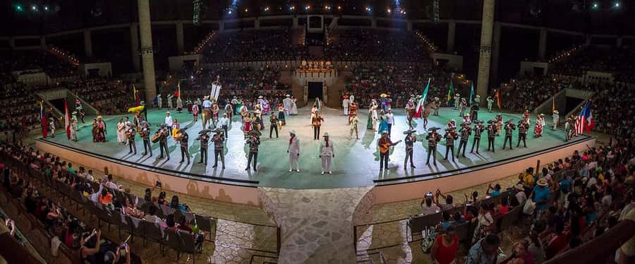 Check out the Night Show at Xcaret Park - Rainforest Trail, beach coves, and where to rest without guilt