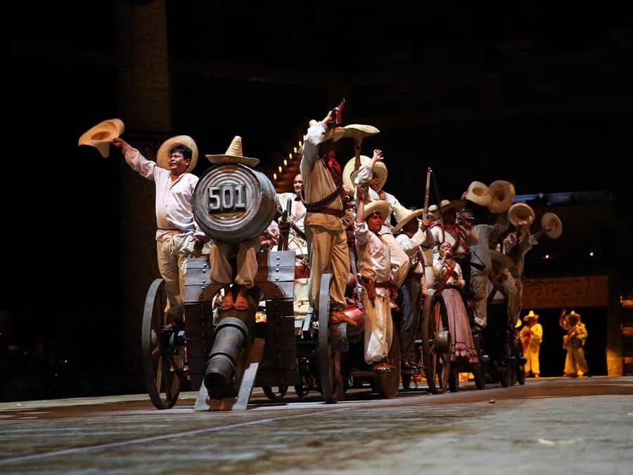 Check out the Night Show at Xcaret Park - What you’ll feel more than what you’ll translate
