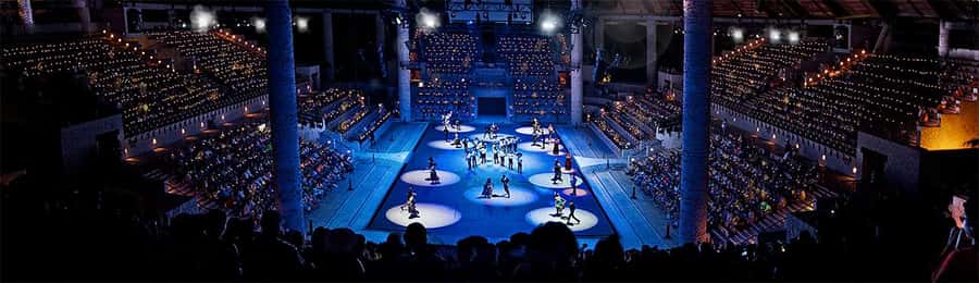 Check out the Night Show at Xcaret Park - Getting there: transportation is on you