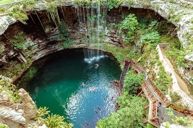 Chichen Itza, Cenote and Valladolid, Lunch included,Private guide - Selva Maya Cenote Inside a Former Hacienda, Plus Another Food Stop