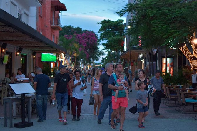 Combo Tour: Tulum, Cenote and 5th Avenue in Playa Del Carmen from Cancun - Tulum ruins with sea views and Mayan storytelling