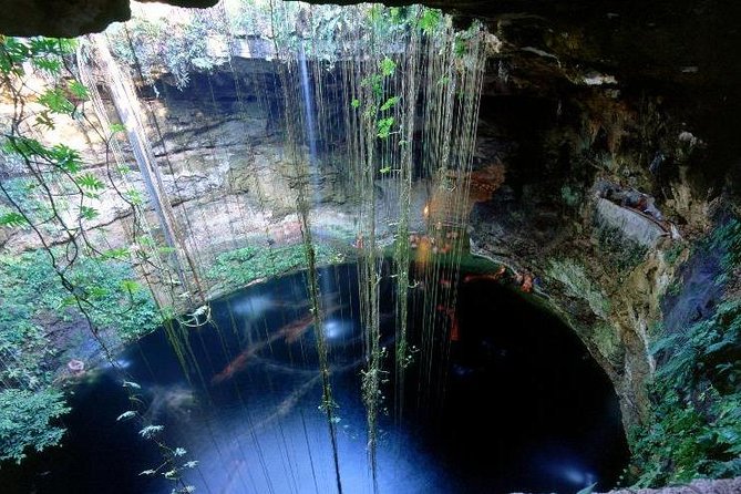 Deluxe adventure! 2 Sacred Cenotes, Chichen Itza and Valladolid from Tulum City - Valladolid first: “stone center” and a cenote made for light