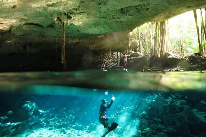Discovering Breathtaking Cenotes in Tulum - Casa Cenote (Cenote Manati): open-air water with a bit of current