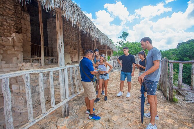 Ek Balam, Mayan Cenote and Valladolid - Ek Balam Ruins: Glyphs, Jungle Walls, and Acropolis Views