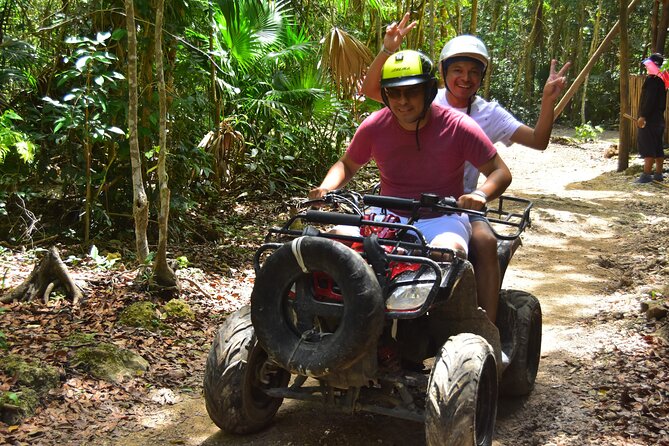 Extreme Adventure ATV(shared) only from Playa del Carmen - Open Cenote Break: Swim Time When You Still Have Energy