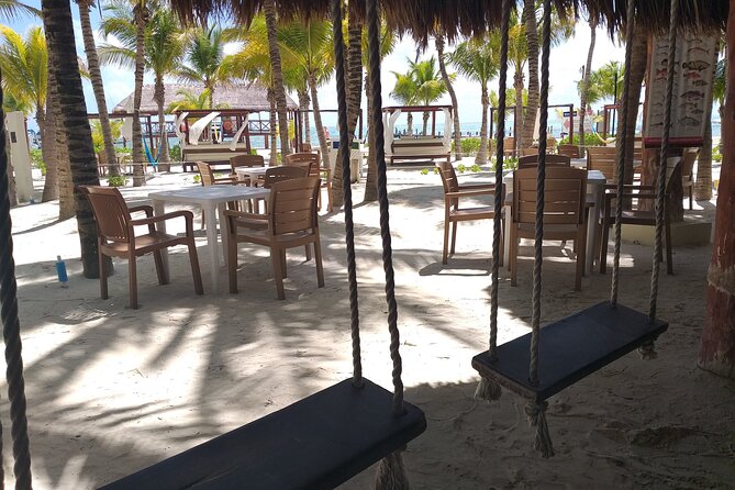 Fascinating beach club at Riviera Maya, full day pass with transport included - Maroma Beach: lounge space, warm water, and easy comfort