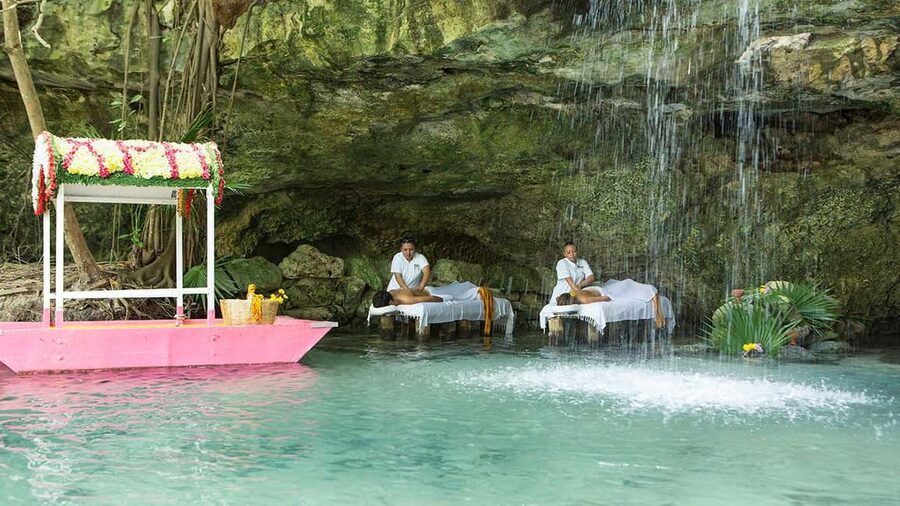 From Playa del Carmen: Xcaret Park All-Inclusive - Beaches, natural pools, and that small-sand reality
