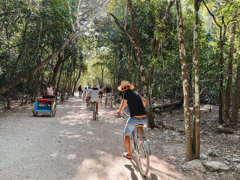 From Riviera Maya: Coba, Punta Laguna & Cenote Guided Trip - Coba: the ruins feel big, not cookie-cutter