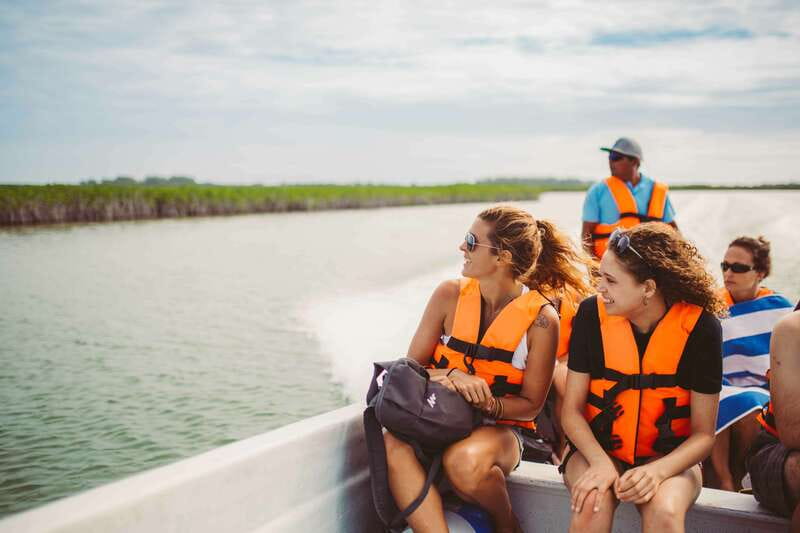 From Riviera Maya: Sian Ka'an Half Day Tour w/ Lunch - On the water in Boca Paila: wildlife, mangroves, and saltwater canals