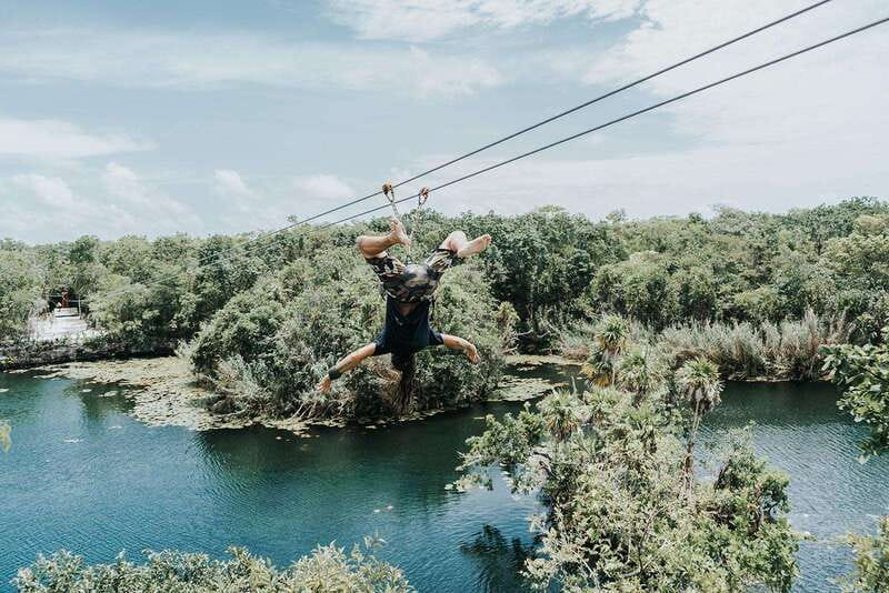 From Riviera Maya : Tulum Ruins, Cenotes & Jungle Adventure - Parque Tankah: cenotes plus adrenaline in a small group
