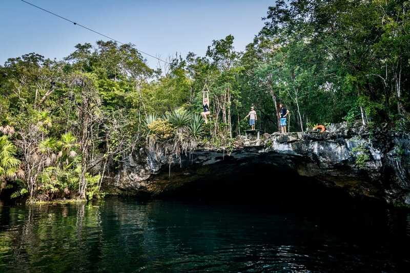 From Tulum: Four-Cenote Adventure - Mayan village lunch: Chicken Pibil, Poc Chuc, and handmade tortillas