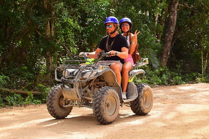 Full Adrenaline Day in Tulum! ATVs, Zipline, Cenote, Rappel, Food - Zipline over the treetops: the fun glide and the stairs