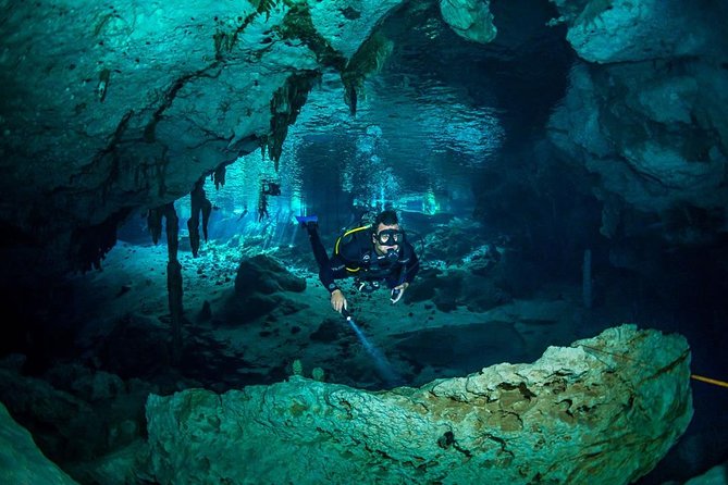 Go for 2 dives in cenote Dos ojos for certified divers - Price Value: $190 for Two Sessions, Gear, Fees, and Transport