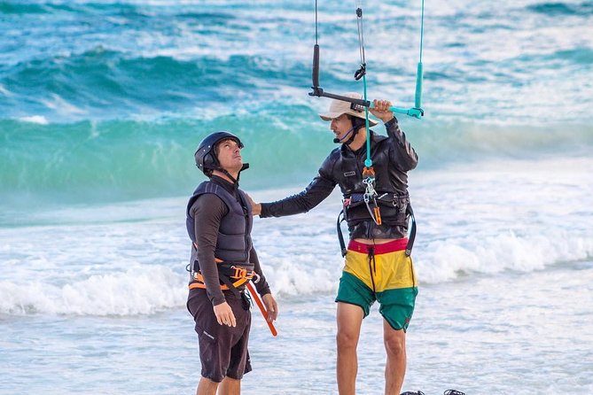 Group Kiteboarding Lesson in Tulum - Where your Tulum lesson starts: Ahau Tulum beach area
