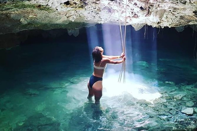 Half day Cave Cenotes Expedition - Water Shoes, Snorkel Gear, and Headlamps for Cave Visibility