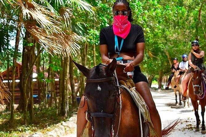 Half Day Horseback Riding Adventure with Cenotes in the Jungle - Pickup, Staging, and Getting Oriented with a Green Polo Guide