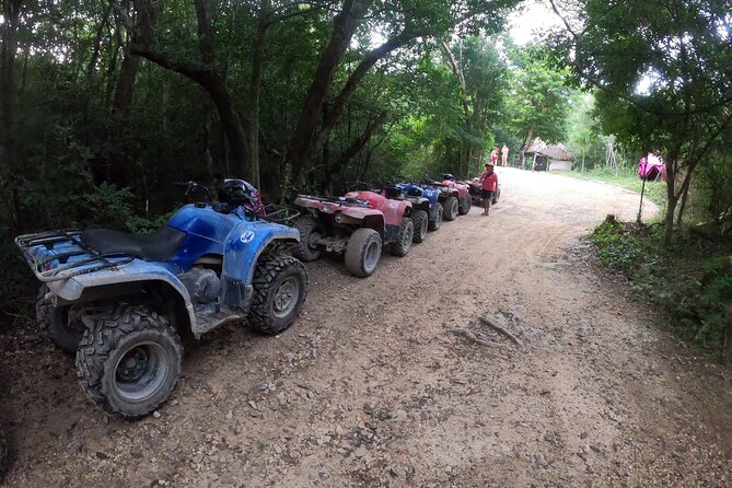 Jungle ATV Adventure: Unveiling Akumal's Enchanting Cenotes - Getting on the Yamaha ATV: training, gear, and an 8-km dirt-road reality check
