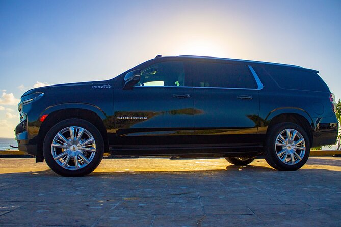 Luxury Suv departures from Akumal to Cancun Airport - The Ride Comfort: Chevy Suburban, Mercedes Vans, and High Country SUVs
