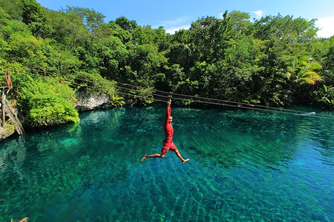 Mayan Adventure Snorkeling Tour from Cancun - Jungle cenote time: Where jumping options exist