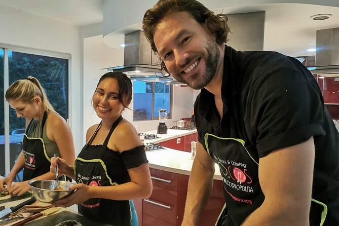 Mexican Cooking Class 1 or 3 Courses Tequila and Mezcal Tasting - The food-and-drink flow: wine, beer, and a proper sit-down meal