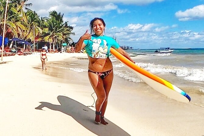 Paddleboard Rental At Certified SUP School Playa Center - Value Add-Ons: Discount, Sunblock, and Post-SUP Comfort