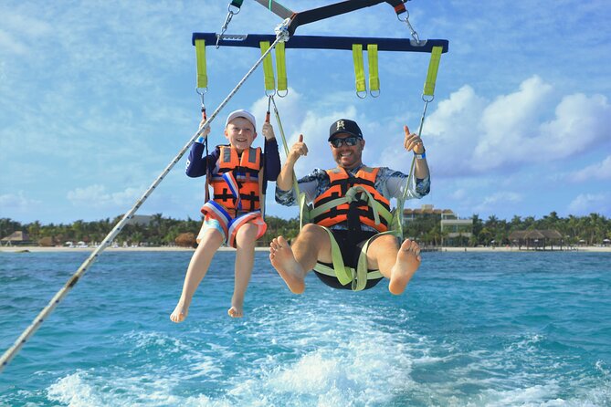 Parasailing & Beach Club with Transportation In Riviera Maya - From your hotel to Maroma Beach: the ride and pacing