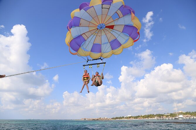 Parasailing & Beach Club with Transportation In Riviera Maya - Maroma Beach access: mixing adventure with beach time