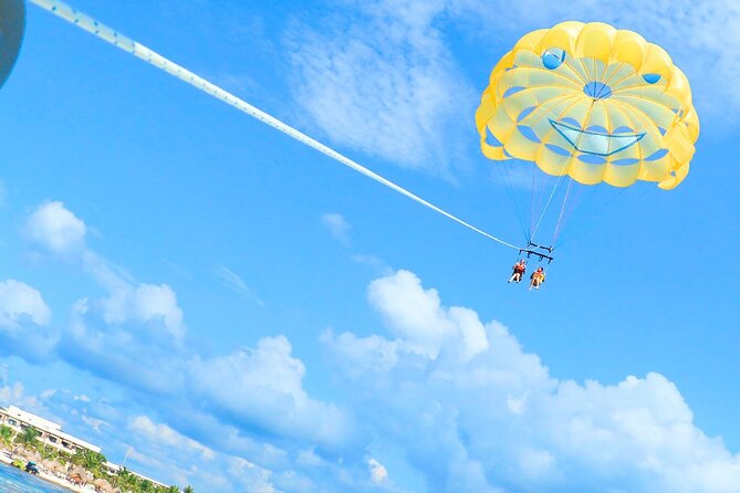 Parasailing & Beach Club with Transportation In Riviera Maya - English support and small-group atmosphere