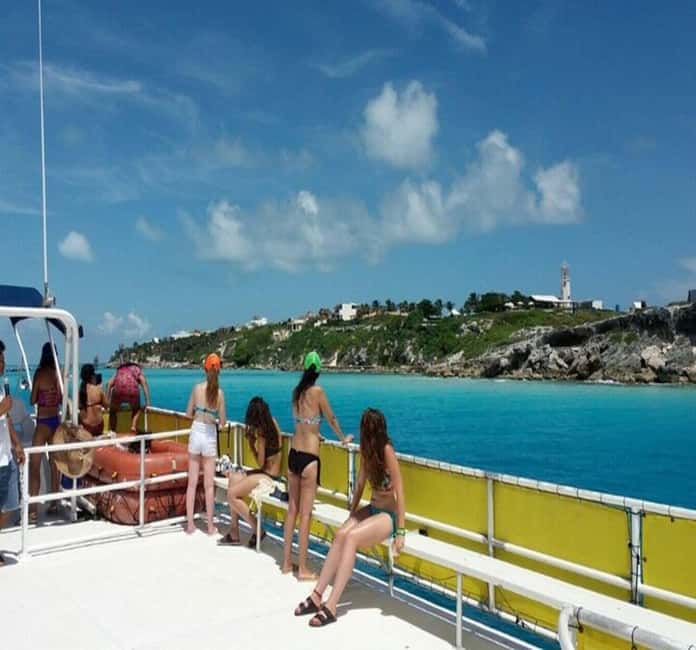 PDC: Isla Mujeres Catamaran Tour with Snorkeling - First Stop: Beachfront Buffet Lunch and Caribbean Hang Time