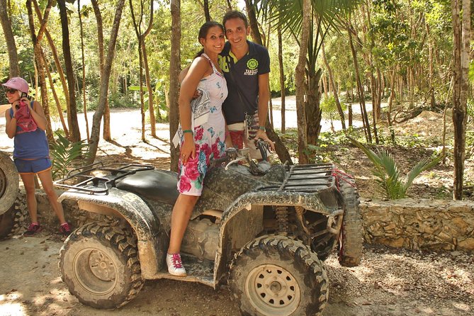 Playa del Carmen Adventure Tour: ATV and Crystal Caves - The Cenote Finish: About 30 Minutes in Crystal-Clear Water